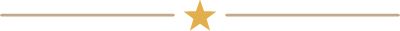Gold star centered between thin horizontal lines